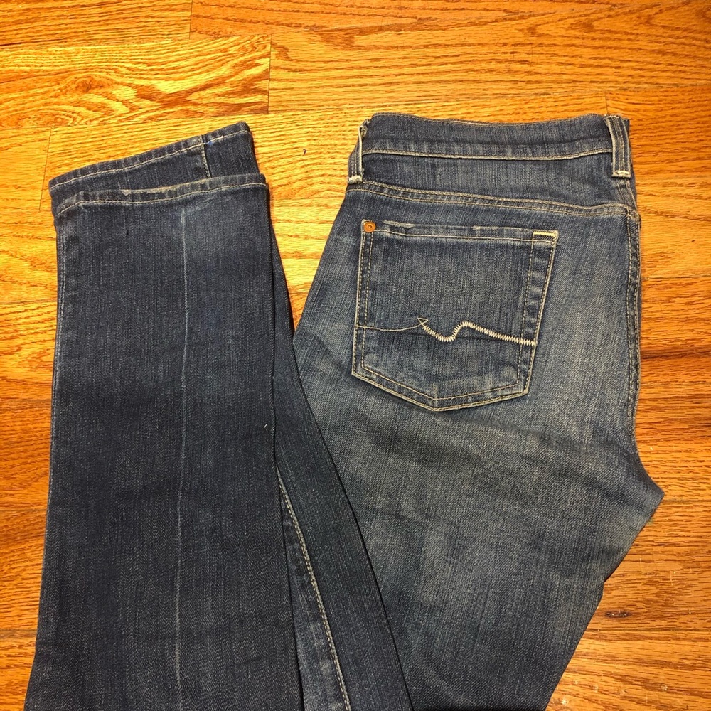 7 for all mankind straight leg jeans